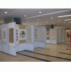 佛山合邦八棱柱屏風(fēng)，八棱柱書畫展，書畫屏風(fēng)