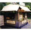 景區售賣亭，公園木制小賣部，商業街售賣車