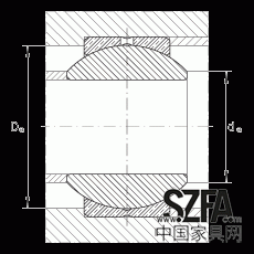 關(guān)節(jié)軸承 GE10-PB, 根據(jù) DIN ISO 12 240-1 標(biāo)準(zhǔn)，尺寸系列 K，需維護(hù)